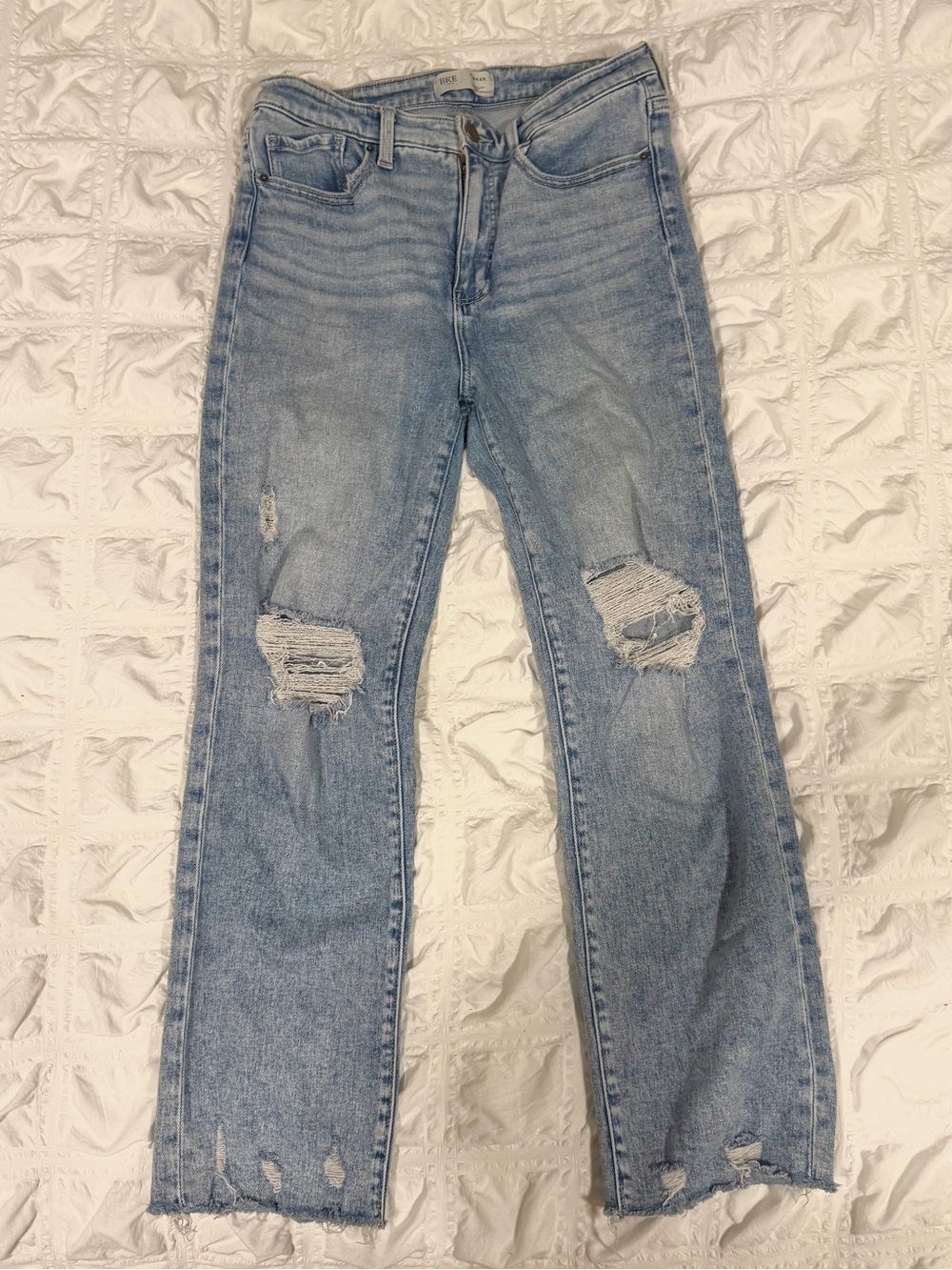 BKE Parker Cropped Straight Jeans